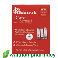 iCare Advanced Blood Glucose Test Strips