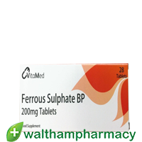 Ferrous Sulphate 200mg Tablets