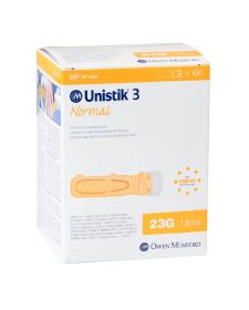 Unistik 3 Normal Lancets (100 lancets per pack)